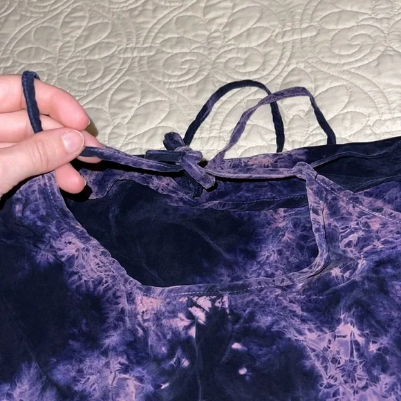 Anthropologie // Stateside Cupro Tie Dye Tank {Purple} NWT🌛 - Picture 13 of 14